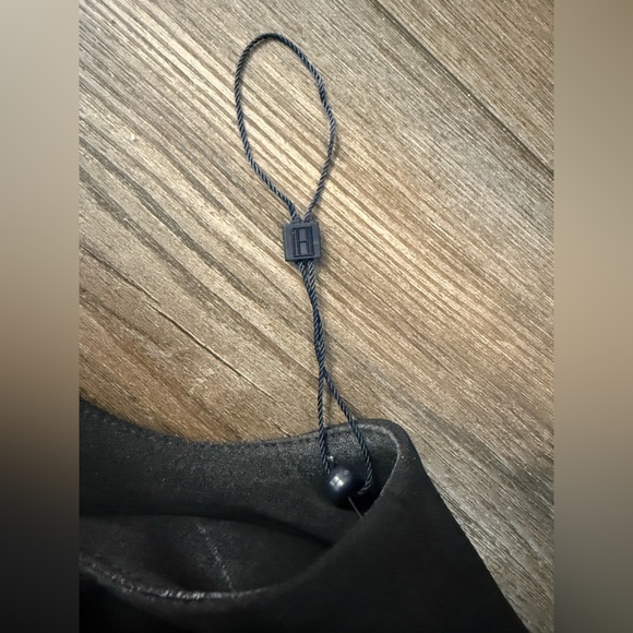 Tommy Hilfiger Black Button Sheath Dress Womens 14 NWOT Security Tag Loop - Picture 5 of 5